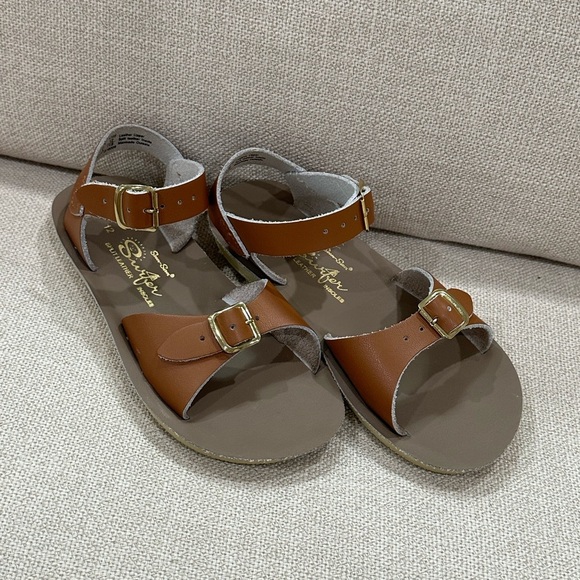 Sun San Surfer - Salt Water Leather Sandals with Buckles size 12 Hoyway - Picture 1 of 6